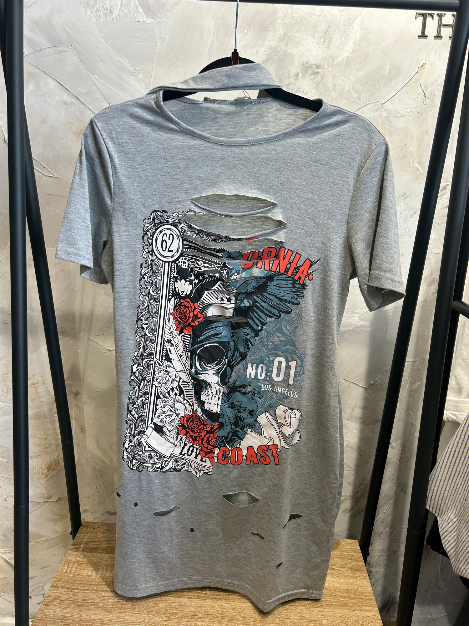 Robe T-shirt dégaine